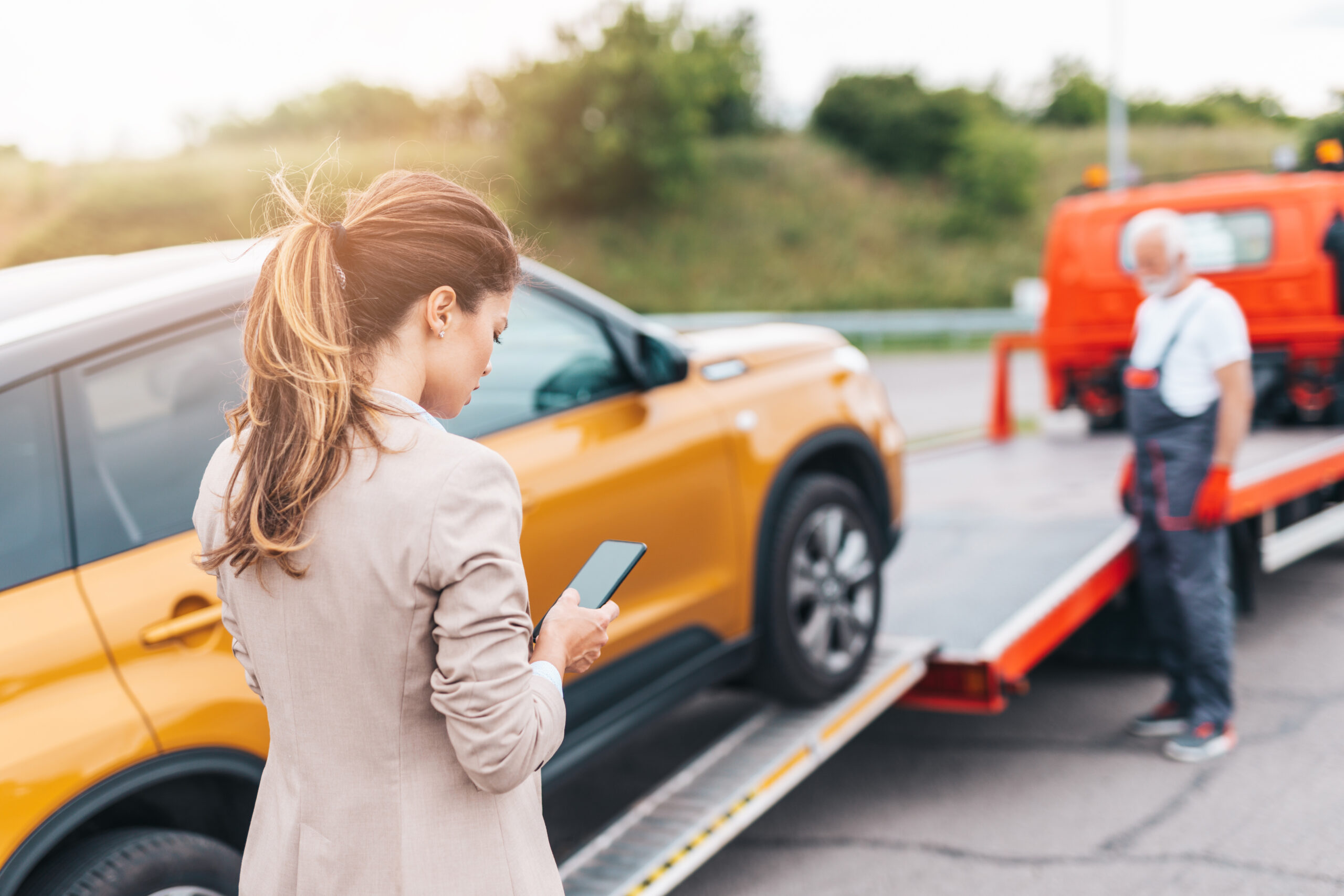 Tow truck providing the best towing service in Brooklyn