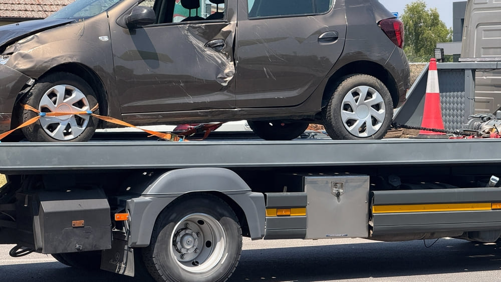 Tow truck damages your car during towing in New York